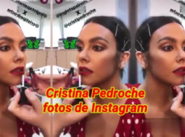 Cristina Caroll Là Một Cô Gái Tóc Nâu Vô Độ, Đang Đi Dép Đỏ Với Giày Cao Gót Trong Khi Bị Đụ