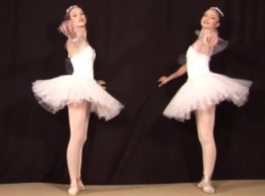 Ballerina Nghiệp Dư Thể Hiện Bộ Ngực Lớn Và Bộ Ngực Lớn Của Cô Ấy